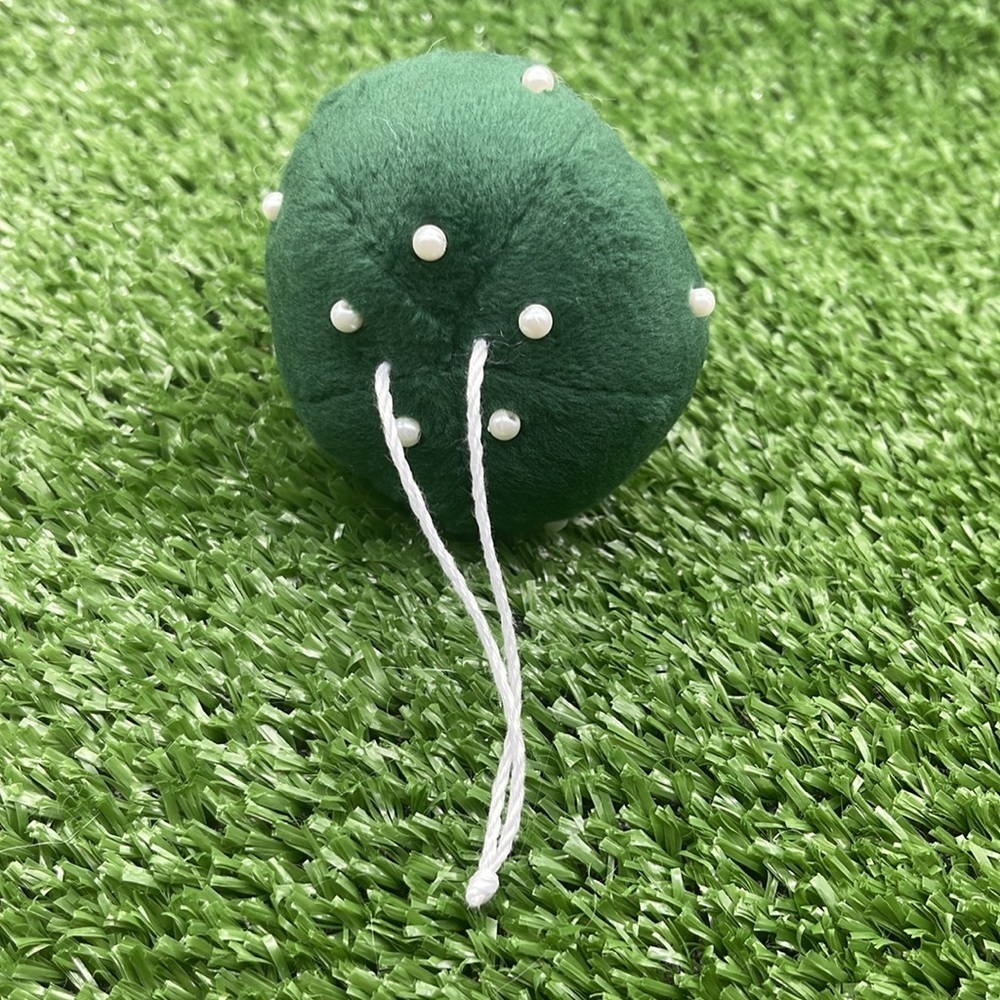 Fabric Mushroom Ornament Dark Green, NWT - Picture 8 of 9